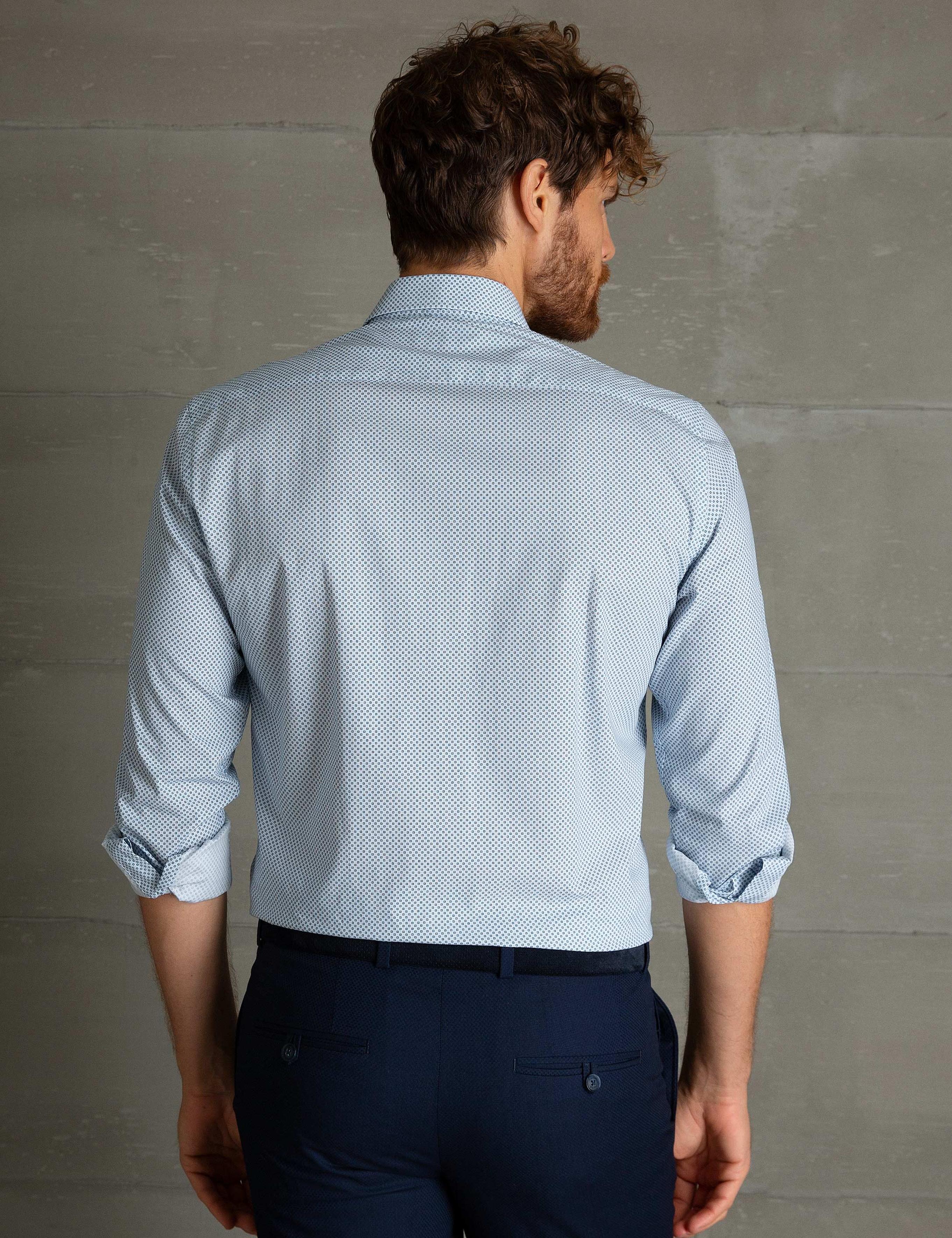 Mavi Slim Fit Gömlek