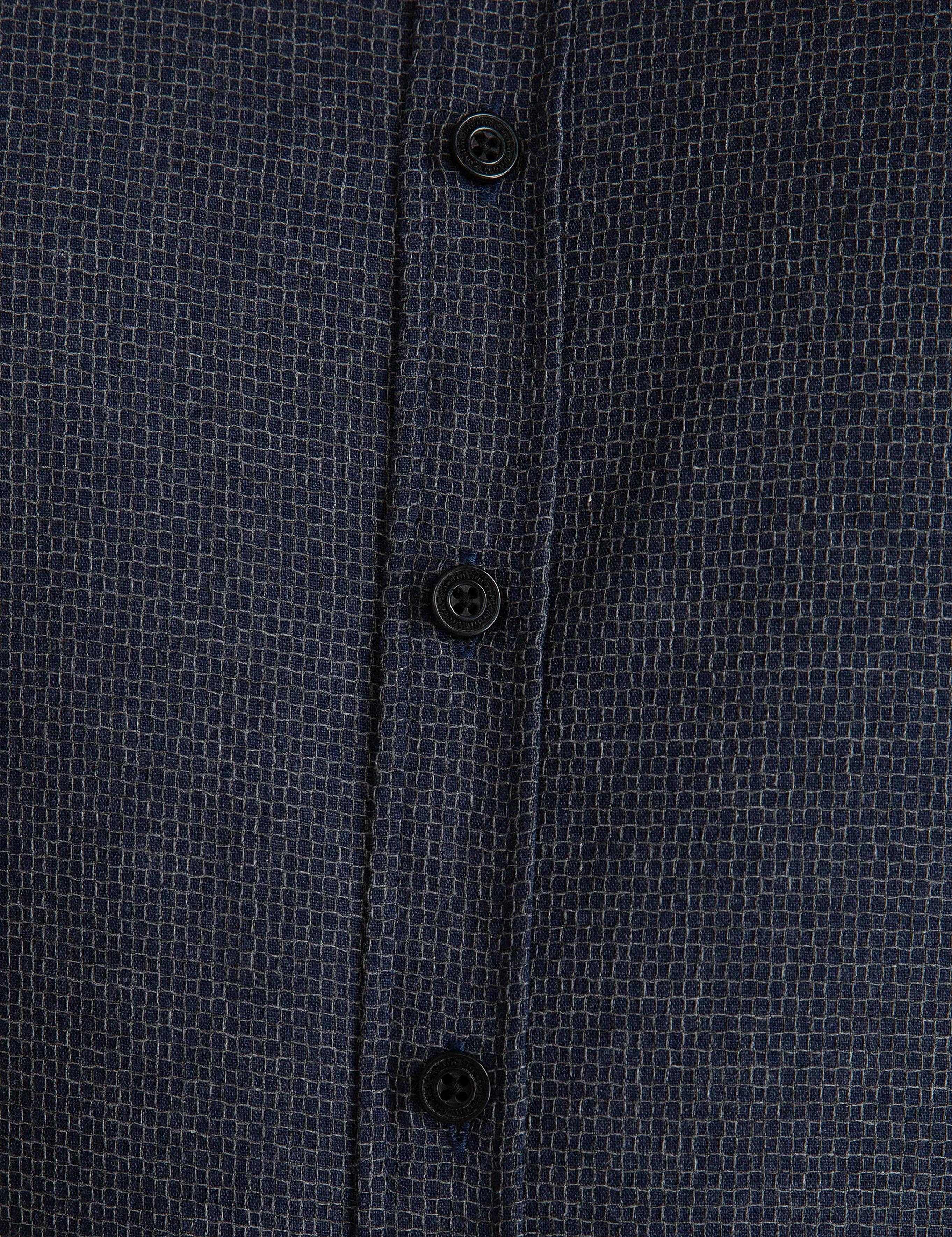 Lacivert Slim Fit Gömlek