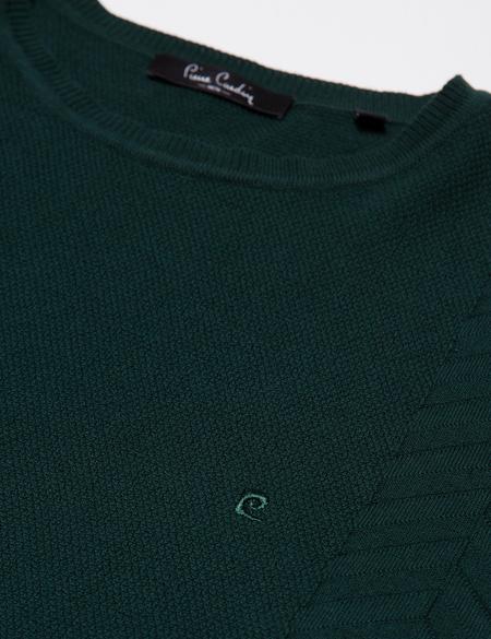 Yeşil Triko Kazak - 50174902093