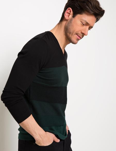 Siyah Triko Kazak - 50175319063