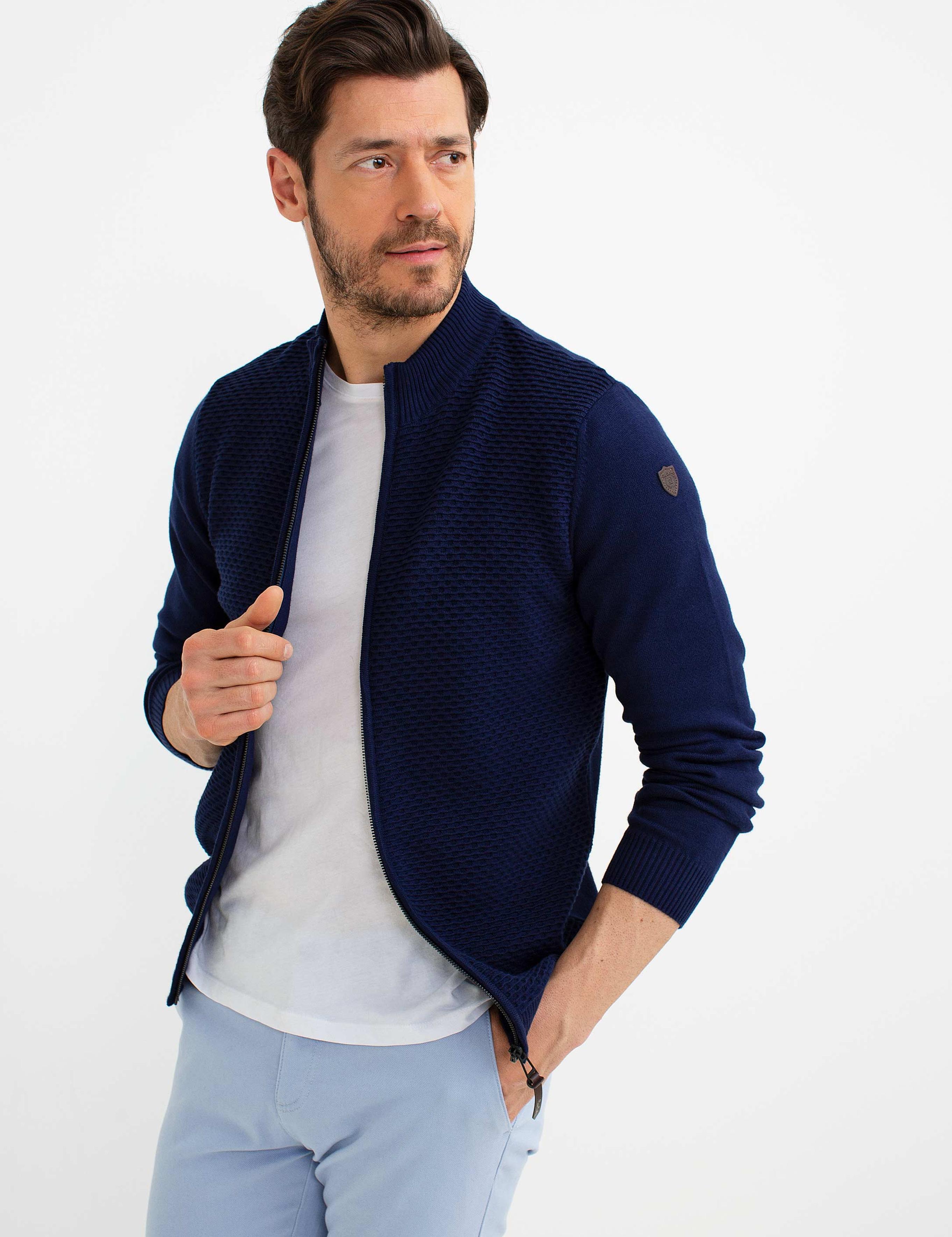 Lacivert Triko Hırka