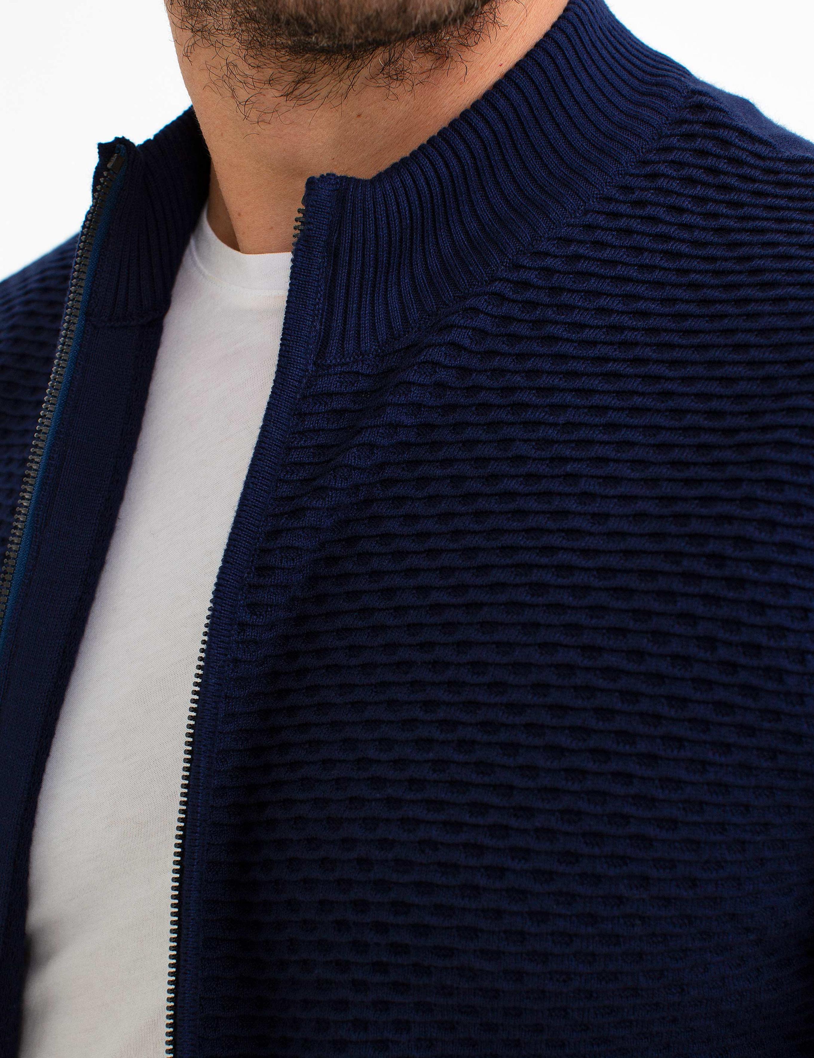 Lacivert Triko Hırka