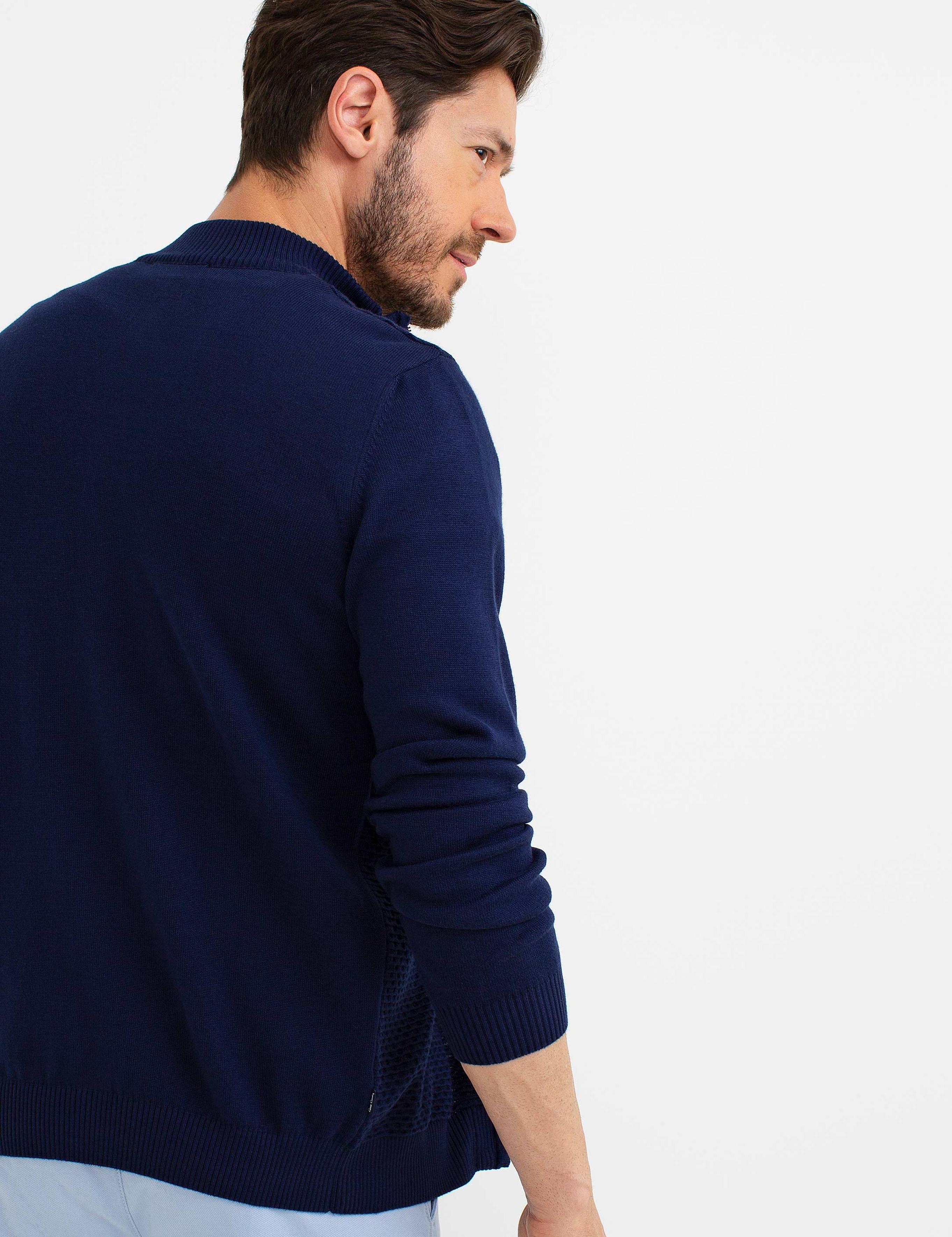 Lacivert Triko Hırka