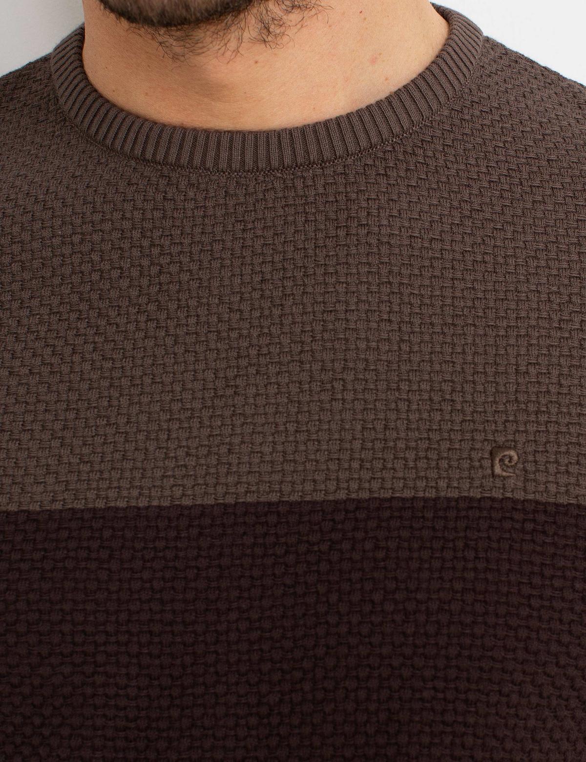 Kahverengi Triko Kazak - 50175329001