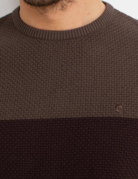 Kahverengi Triko Kazak - 50175329001