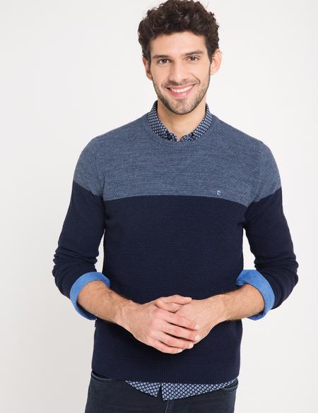 Mavi Triko Kazak - 50175329043