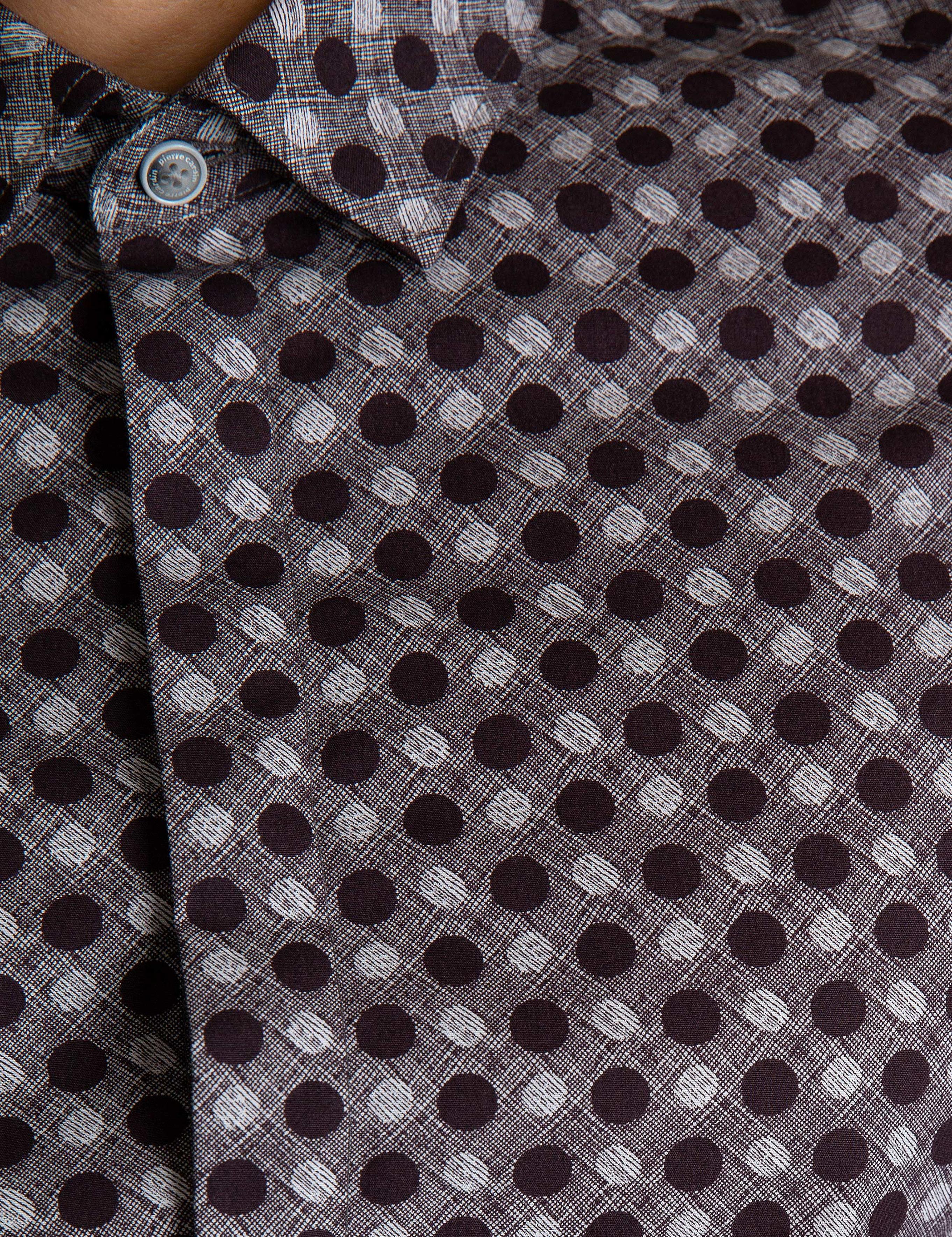 Bordo Slim Fit Gömlek