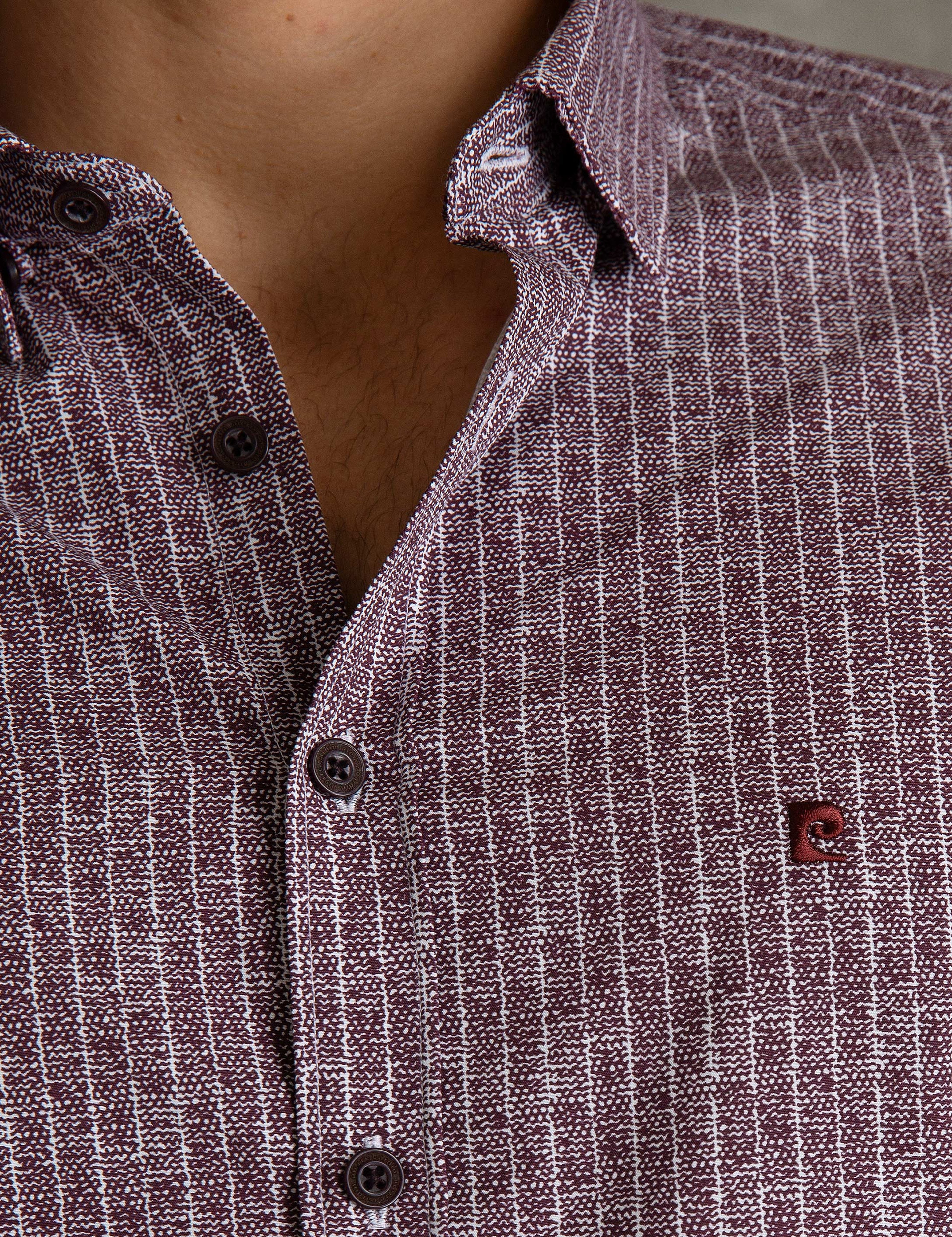Bordo Slim Fit Gömlek - Image 4