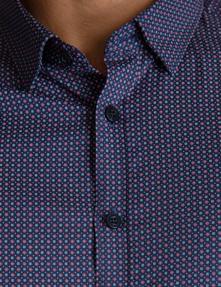 Bordo Slim Fit Gömlek - 50195219001