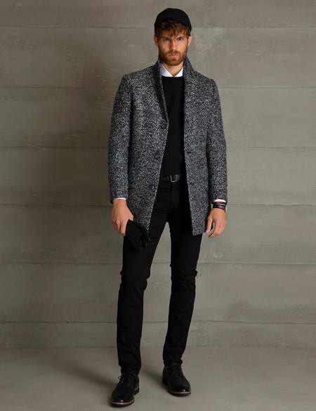 Siyah Ex.Slim Fit Kaban - 50198061012