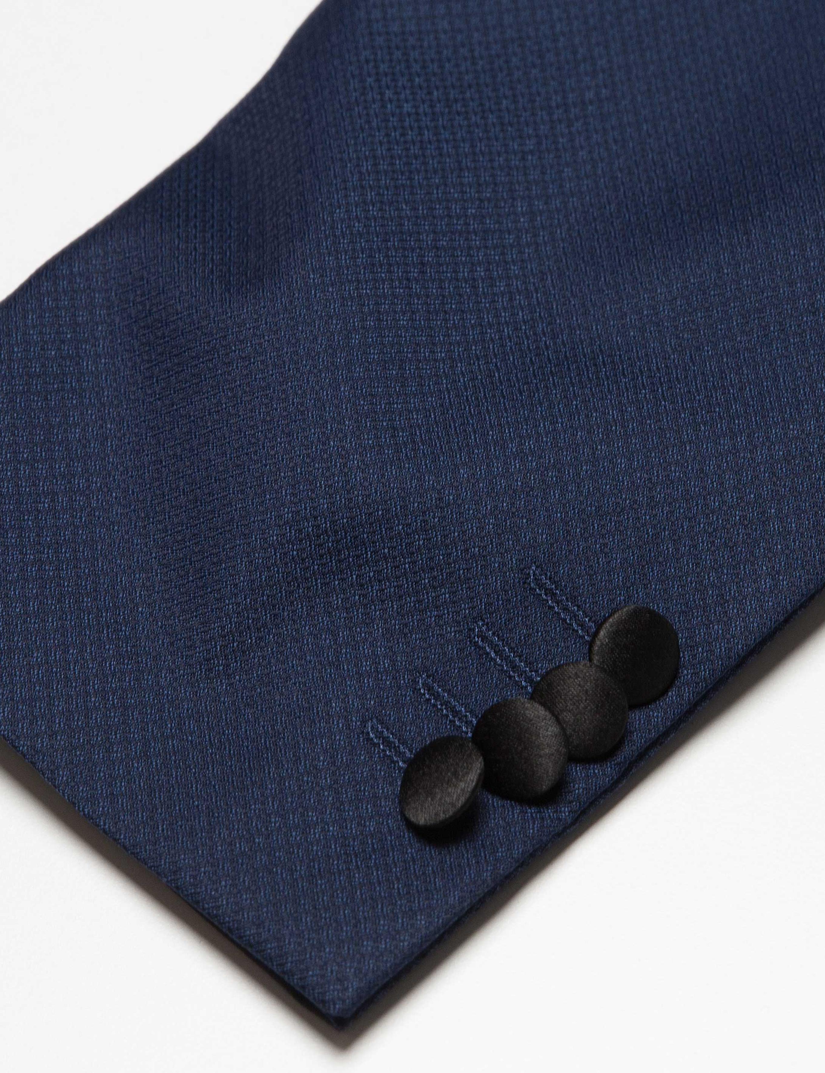 Lacivert Damatlık Smokin