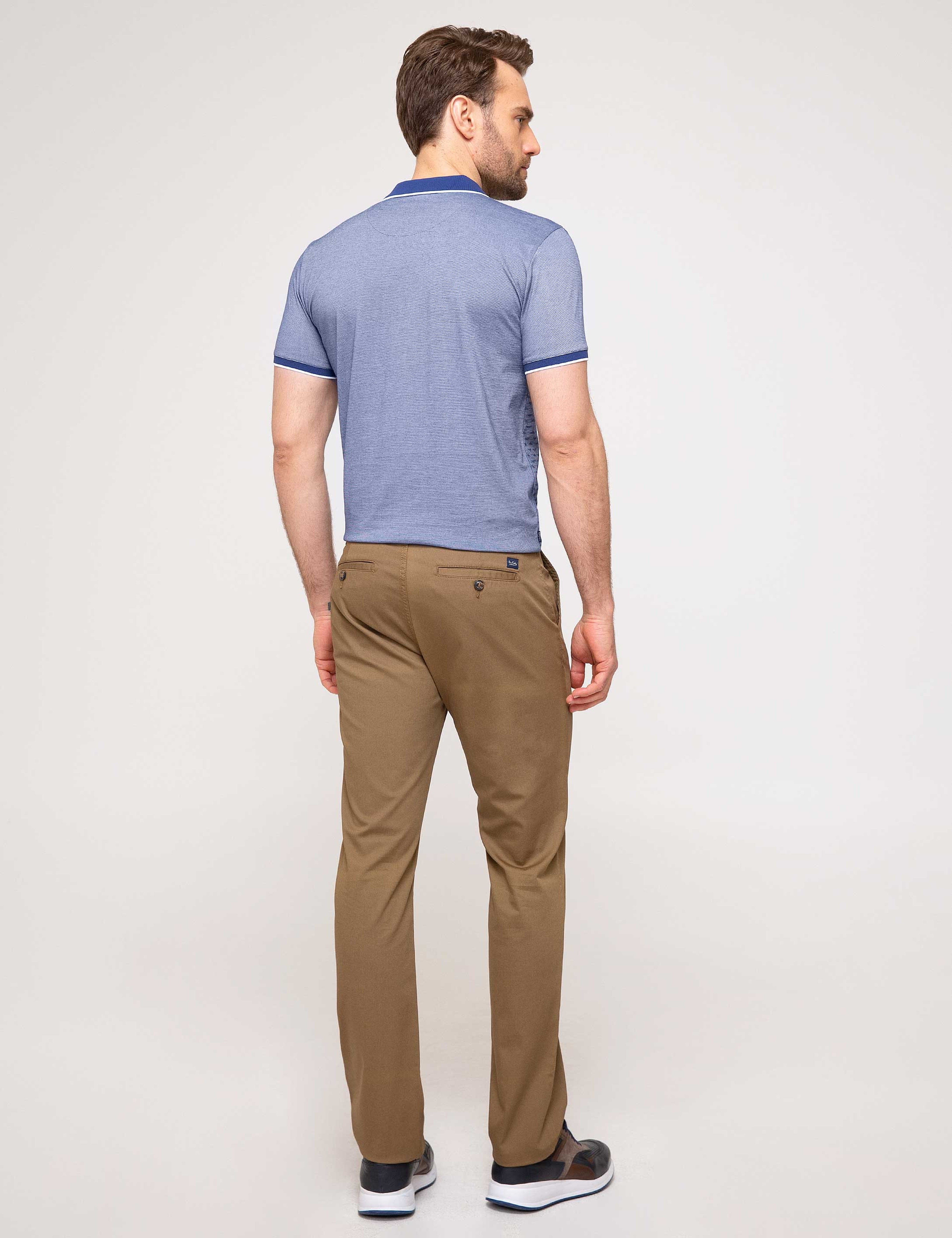 Camel Slim Fit Chino Pantolon - Image 3