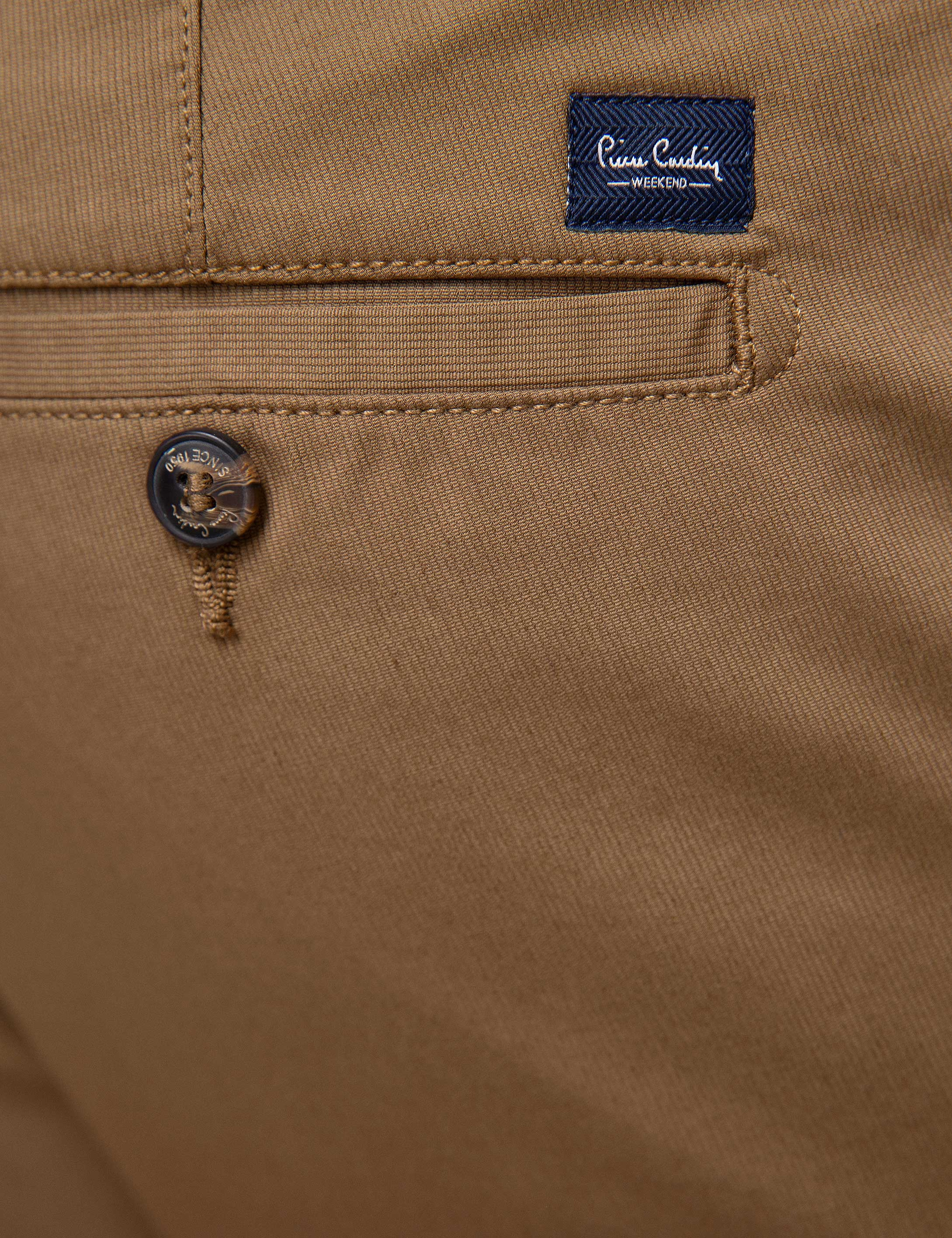 Camel Slim Fit Chino Pantolon - Image 4