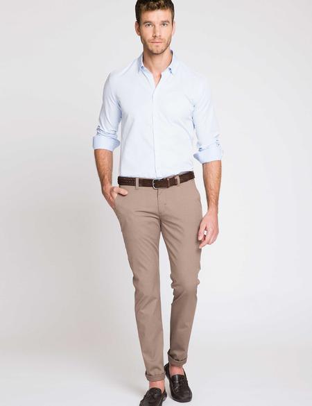 Camel Slim Fit Kanvas Pantolon - 50158219055