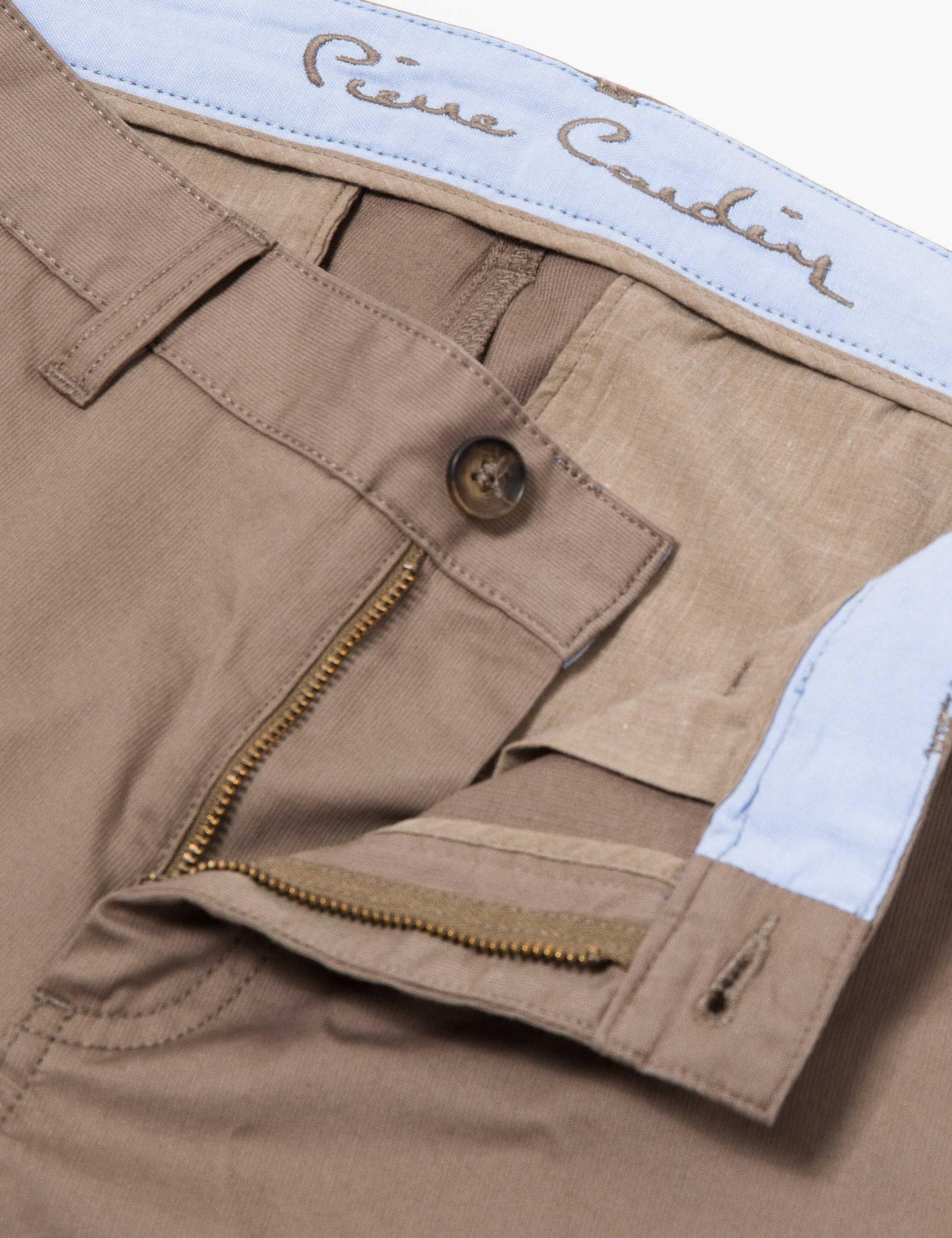 Camel Slim Fit Kanvas Pantolon