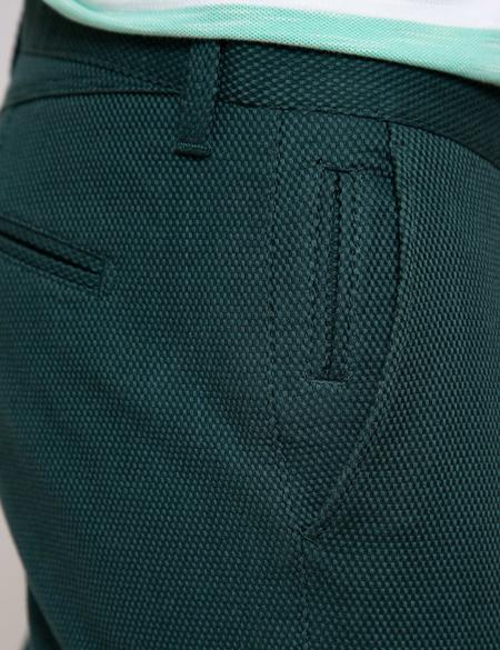 Koyu Yeşil Slim Fit Chino Pantolon - 50175156040
