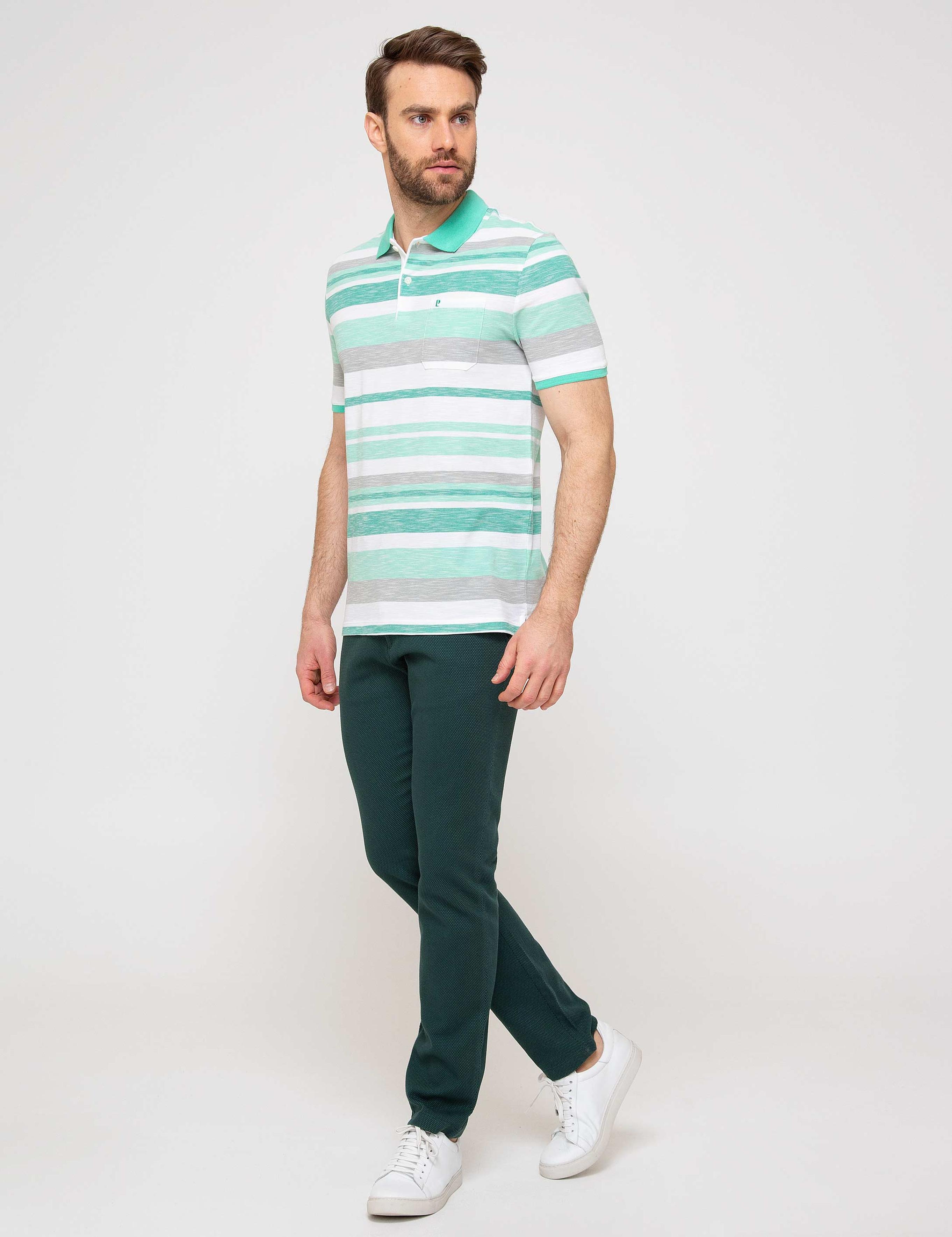 Koyu Yeşil Slim Fit Chino Pantolon