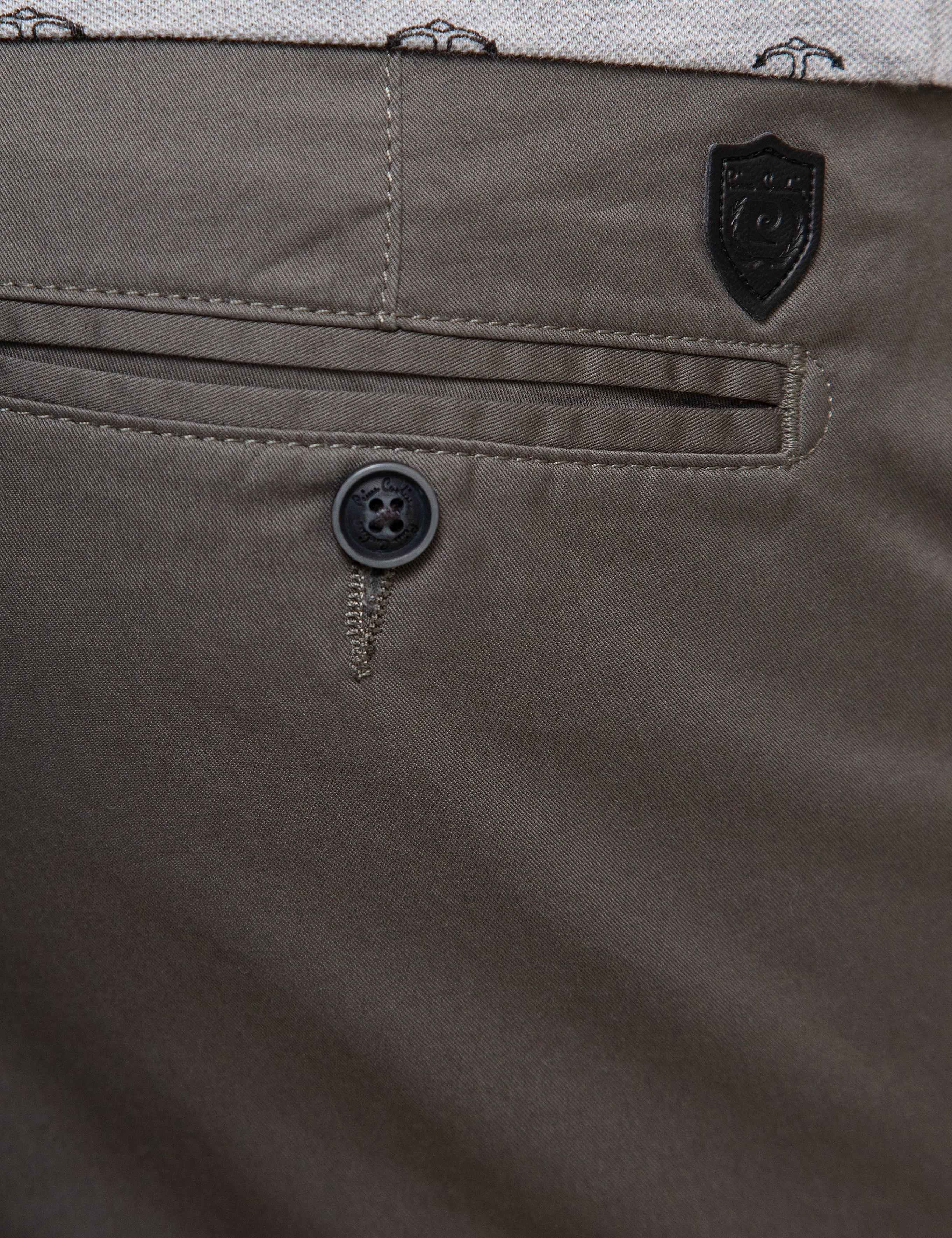 Gri Slim Fit Chino Pantolon