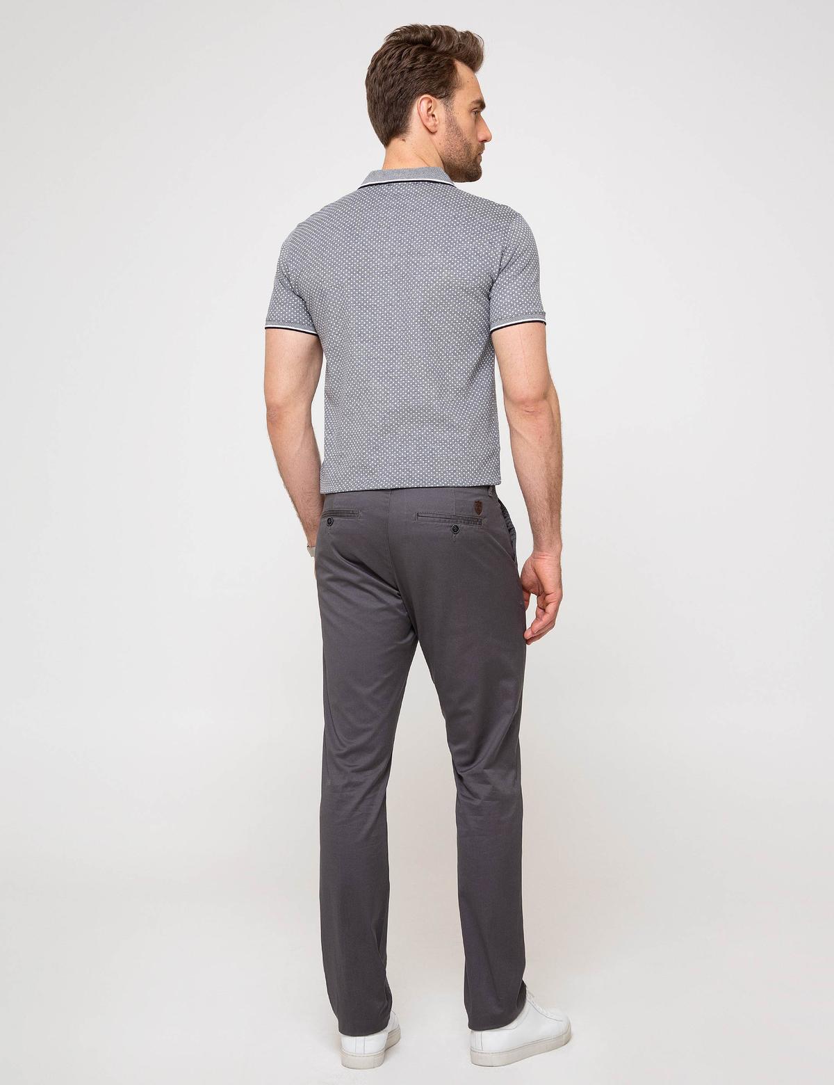 Gri Slim Fit Chino Pantolon - 50175165094
