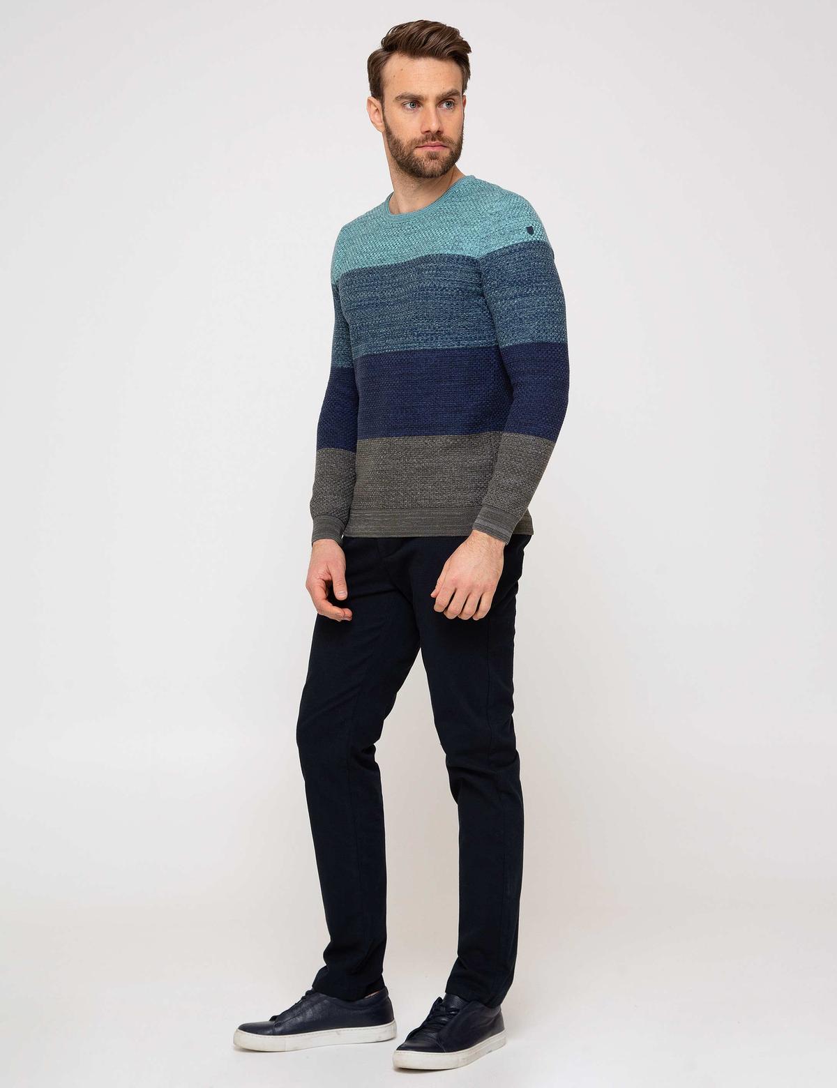 Lacivert Slim Fit Chino Pantolon - 50175170017