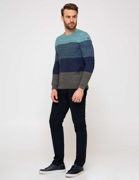 Lacivert Slim Fit Chino Pantolon - 50175170017