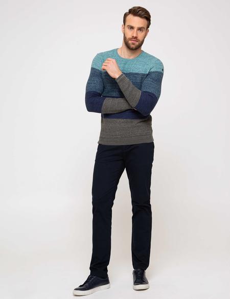 Lacivert Slim Fit Chino Pantolon - 50175170017