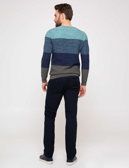 Lacivert Slim Fit Chino Pantolon - 50175170017