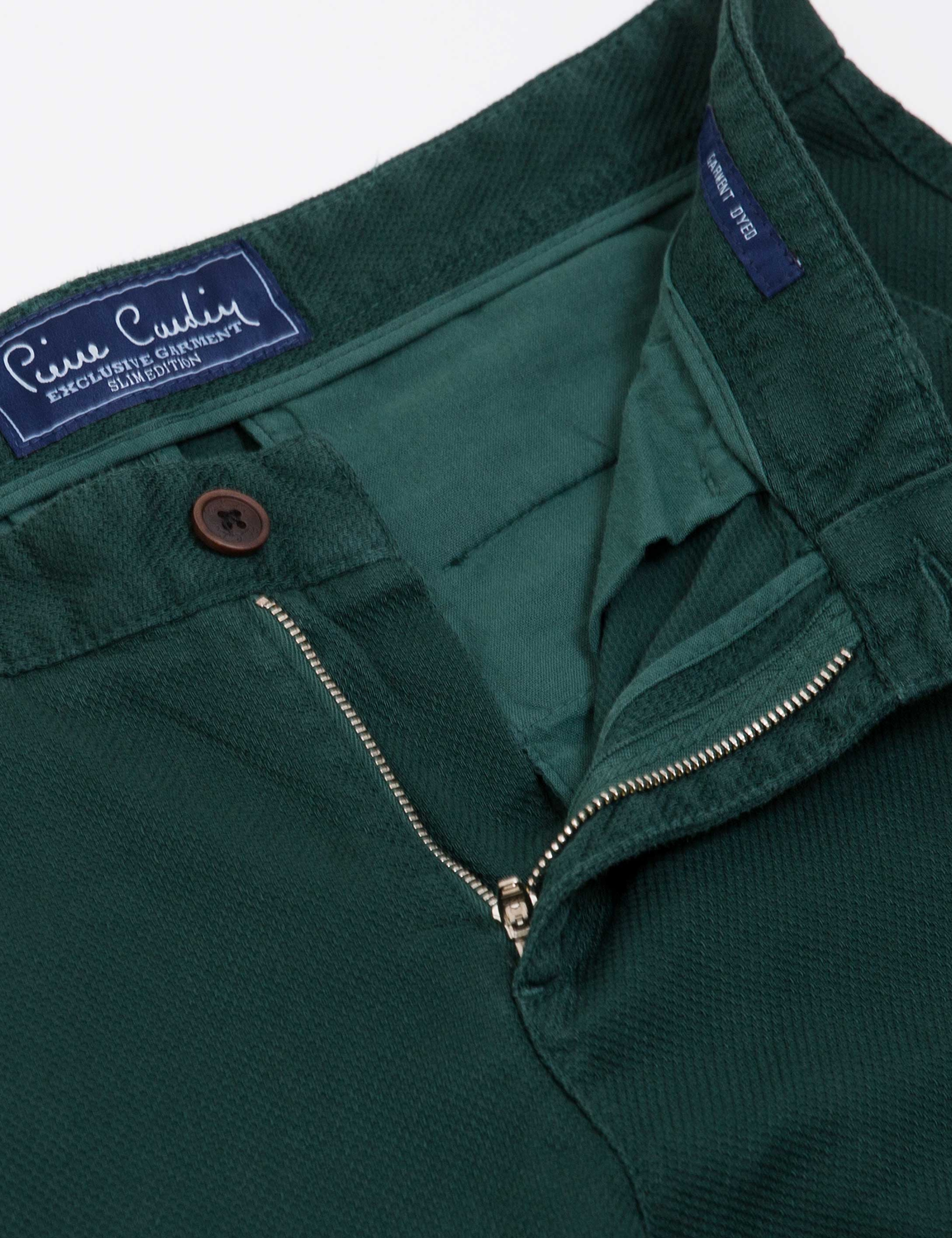 Yeşil Slim Fit Chino Pantolon