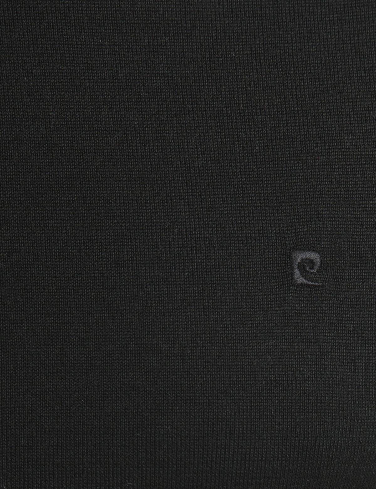 Siyah Slim Fit Tam Balıkçı Yaka Basic Triko Kazak - 50193443001