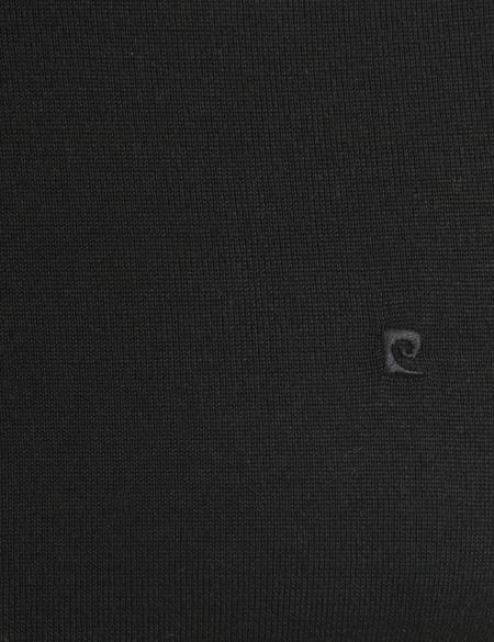 Siyah Slim Fit Tam Balıkçı Yaka Basic Triko Kazak - 50193443001