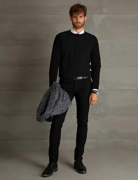 Siyah Triko Kazak - 50194118036