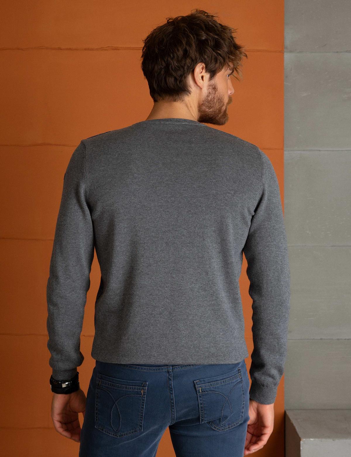 Gri Triko Kazak - 50193409055