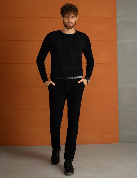 Siyah Triko Kazak - 50194124053