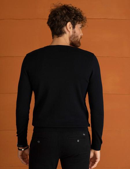 Siyah Triko Kazak - 50194124053