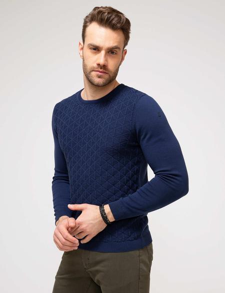 Lacivert Slim Fit Kazak - 50194168033