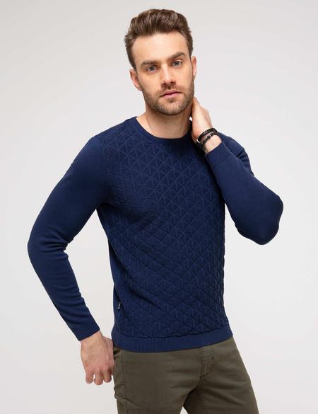 Lacivert Slim Fit Kazak - 50194168033