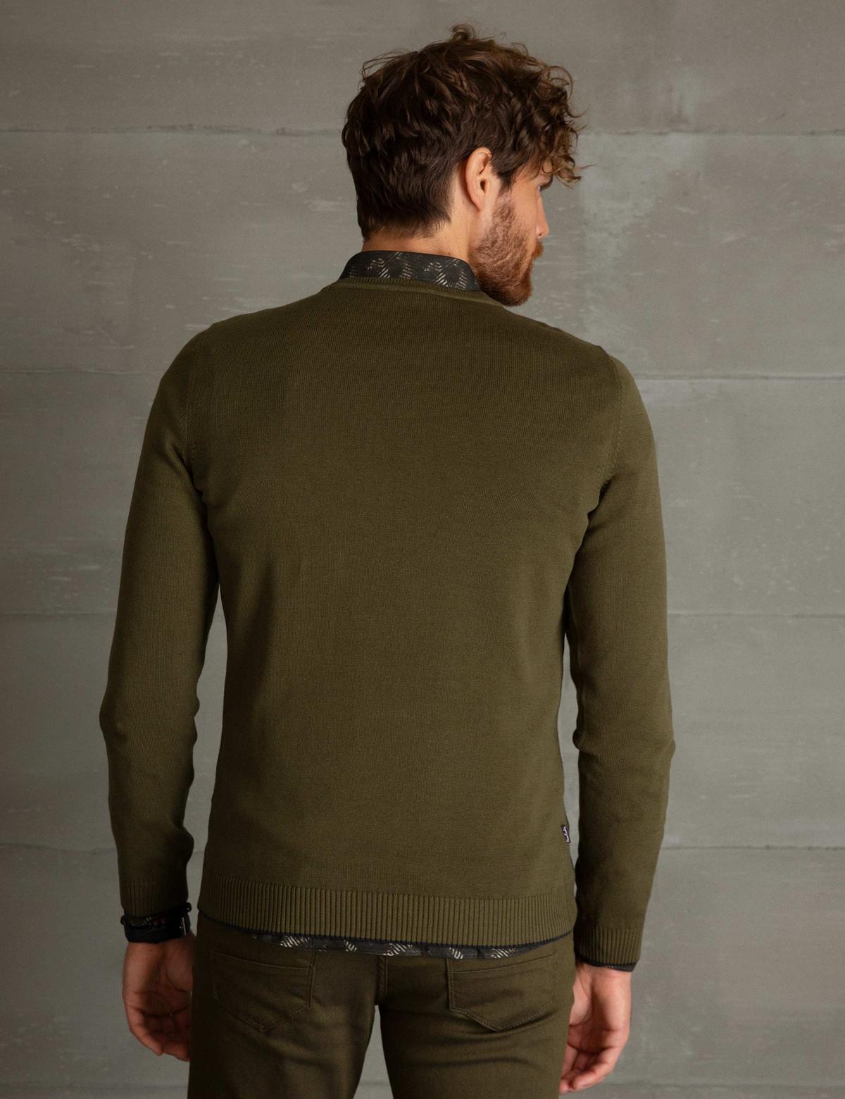 Haki Triko Kazak - 50194202114