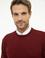 Kırmızı Slim Fit Bisiklet Yaka Yün Karışımlı Basic Triko Kazak