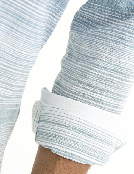 Slim Mavi Gömlek - 50188490001