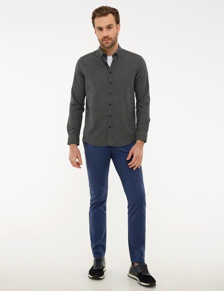 Koyu Yeşil Slim Fit Gömlek - 50195383043