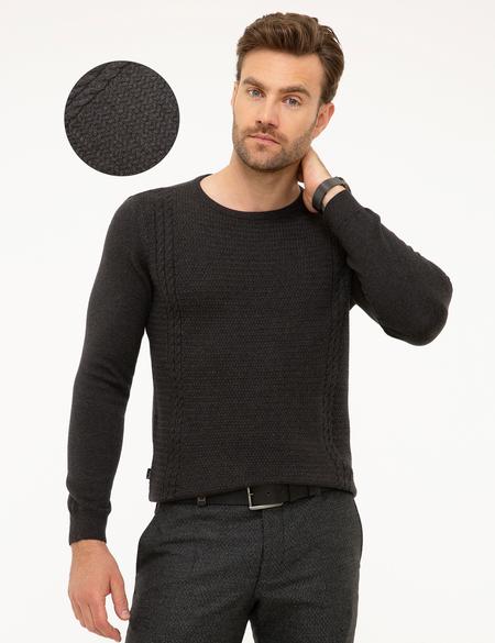 Gri Triko Kazak - 50175302053