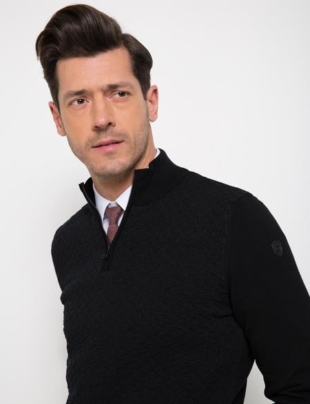 Siyah Triko Kazak - 50175351067