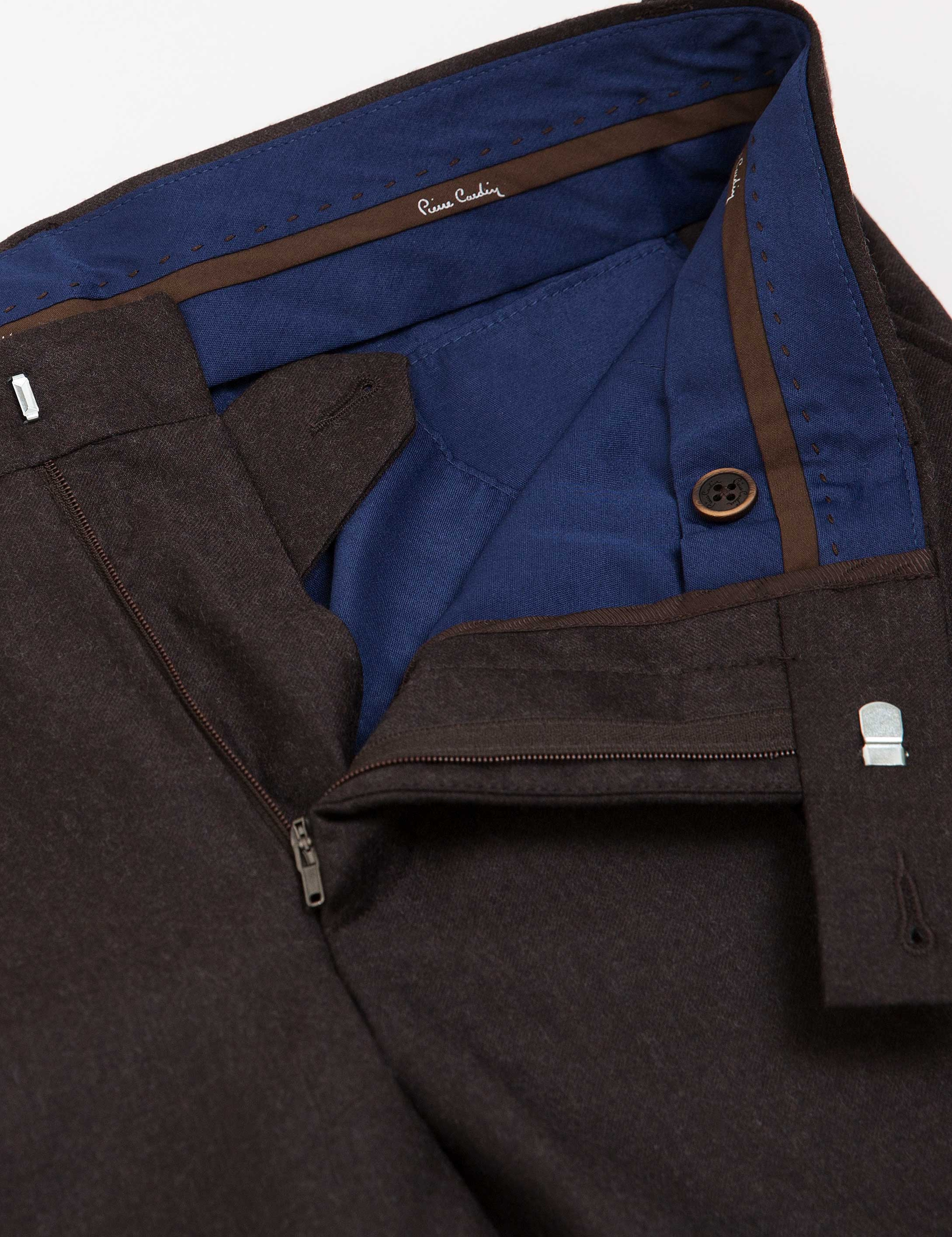 Kahverengi Slim Fit Pantolon - Image 3