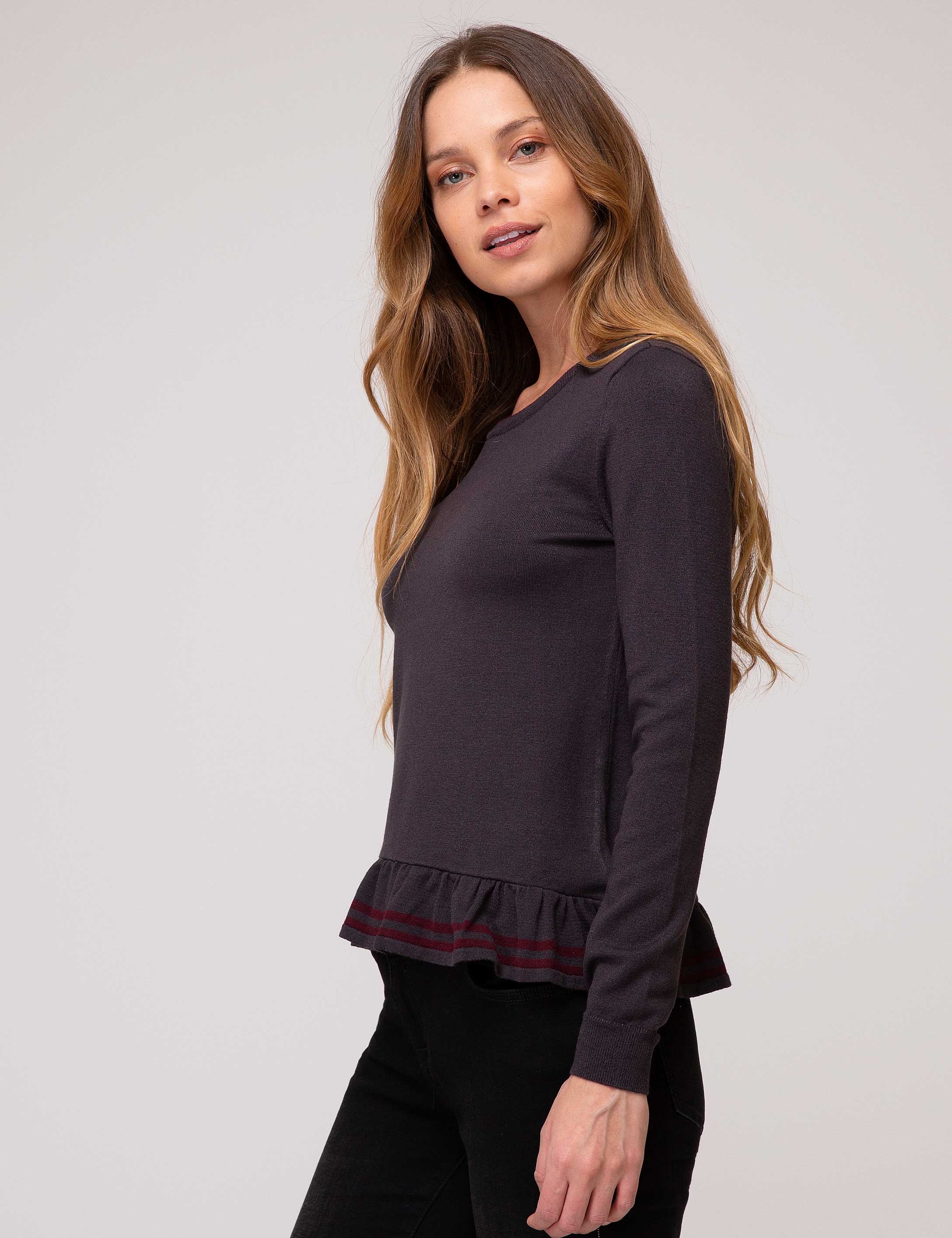 Füme Slim Fit Kazak - Image 2