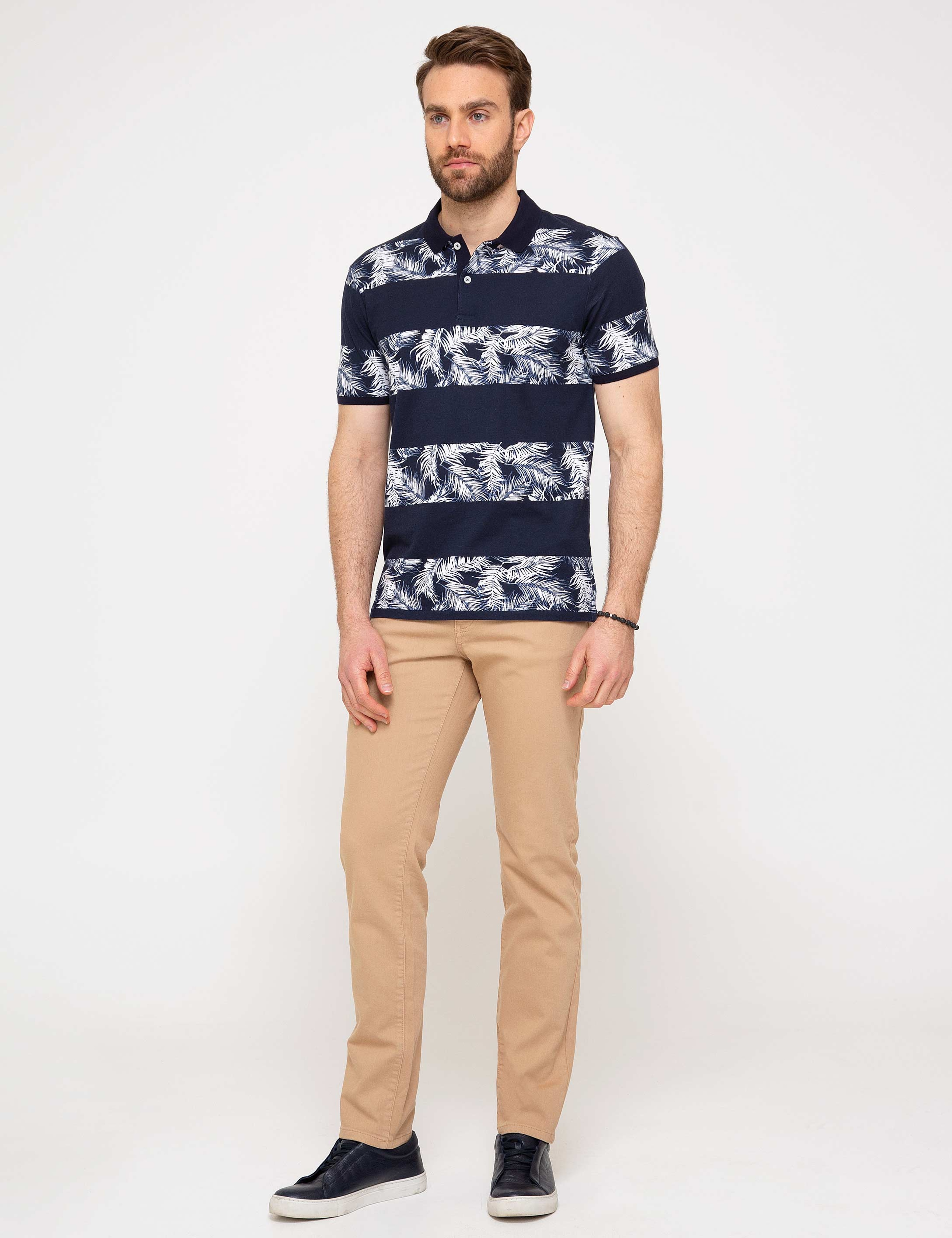 Lacivert Slim Fit Tişört