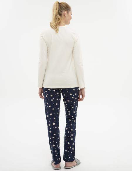 Ekru Pijama Takımı - 50227602005