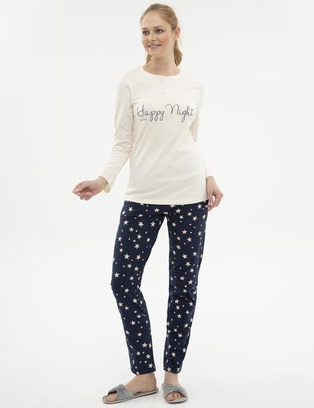Ekru Pijama Takımı - 50227602005