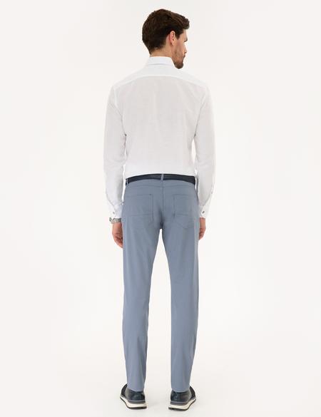 Saks Slim Fit Kanvas Pantolon - 50223128034