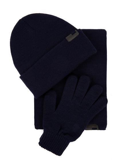 Lacivert Kaşkol Bere Eldiven Takım - 50224611002