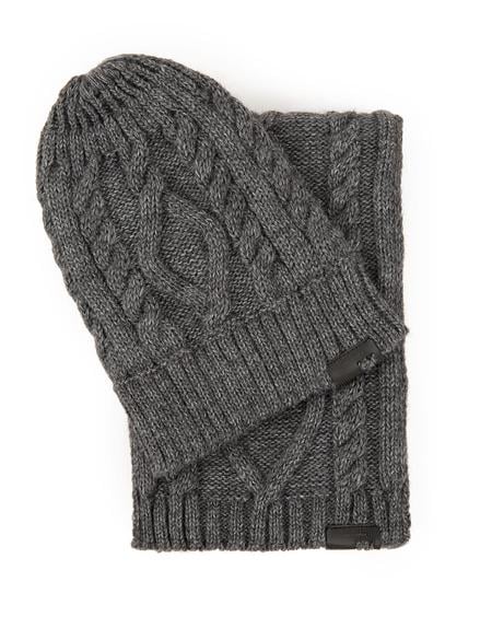 Antrasit Kaşkol Bere Eldiven Takım - 50224570003